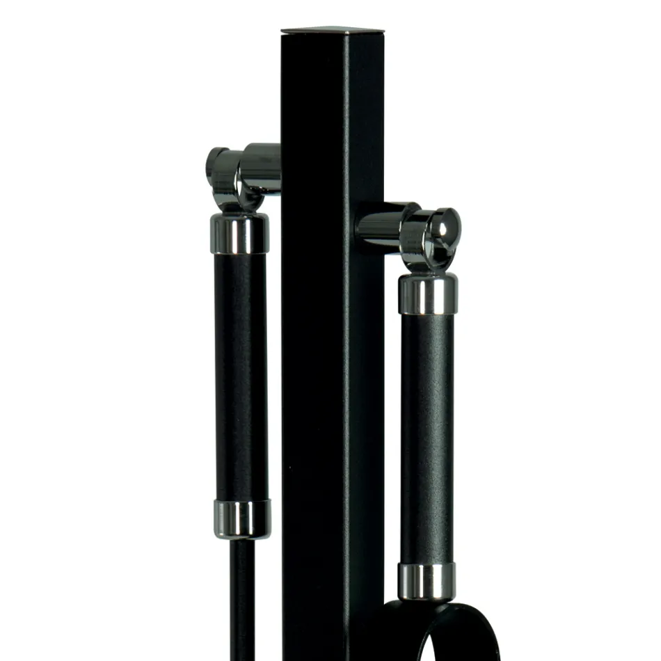 Werkzeughalter mit Haken und Klemme aus Metall oder Stahl, hergestellt in Italien – Samowar Viadurini