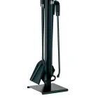 Werkzeughalter mit Haken, Klemme, Kehrschaufel und Besen. Hergestellt in Italien – Geisha Viadurini