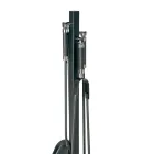 Werkzeughalter mit Haken, Klemme, Kehrschaufel und Besen. Hergestellt in Italien – Geisha Viadurini