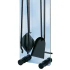 Werkzeughalter aus gehärtetem Kristall mit 4 Zubehörteilen, hergestellt in Italien – Zebra Viadurini