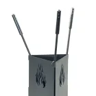 Dreieckiger Werkzeughalter mit 3 Zubehörteilen im Lieferumfang enthalten, hergestellt in Italien – Passero Viadurini