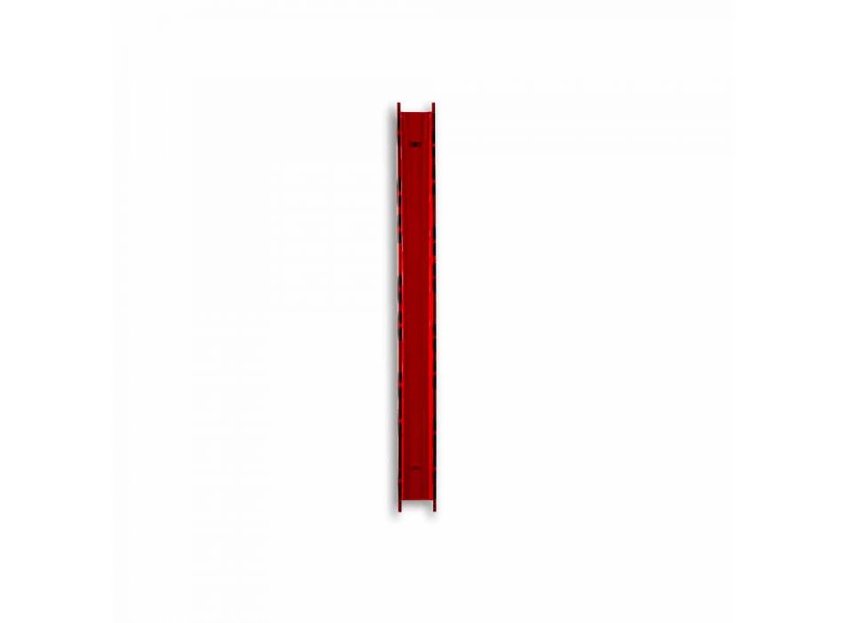 Baby kleine rote Wandlampe Halter L6xH60xP11cm, modernes Design Viadurini