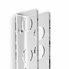 Baby Big transparent Wandflaschen Halter L6xH100xP11cm Viadurini