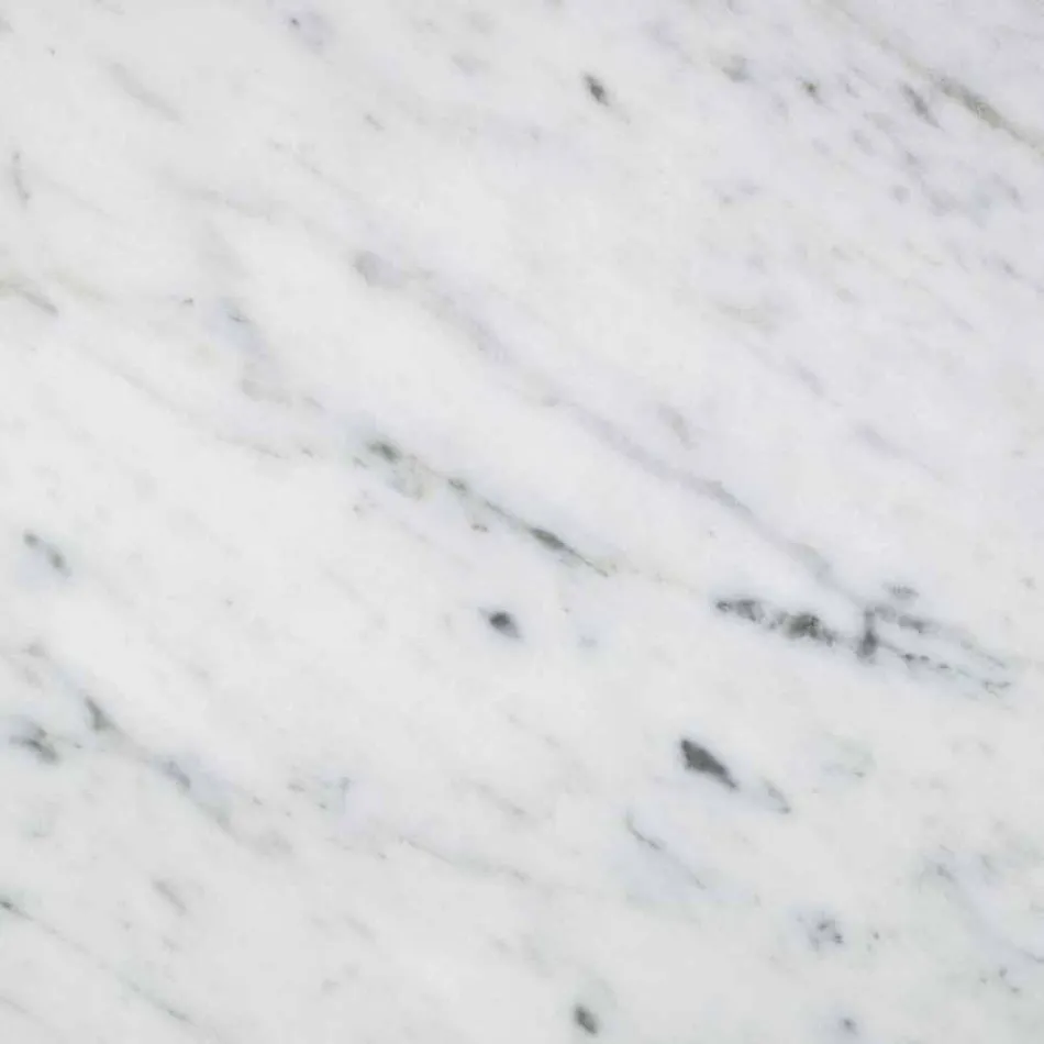 Moderner Taschentuchhalter aus weißem Carrara-Marmor Made in Italy - Rafa Viadurini