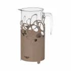 Moderner Flaschenhalter in Weiß, Beige oder Elfenbein Made in Italy - Leiden Viadurini