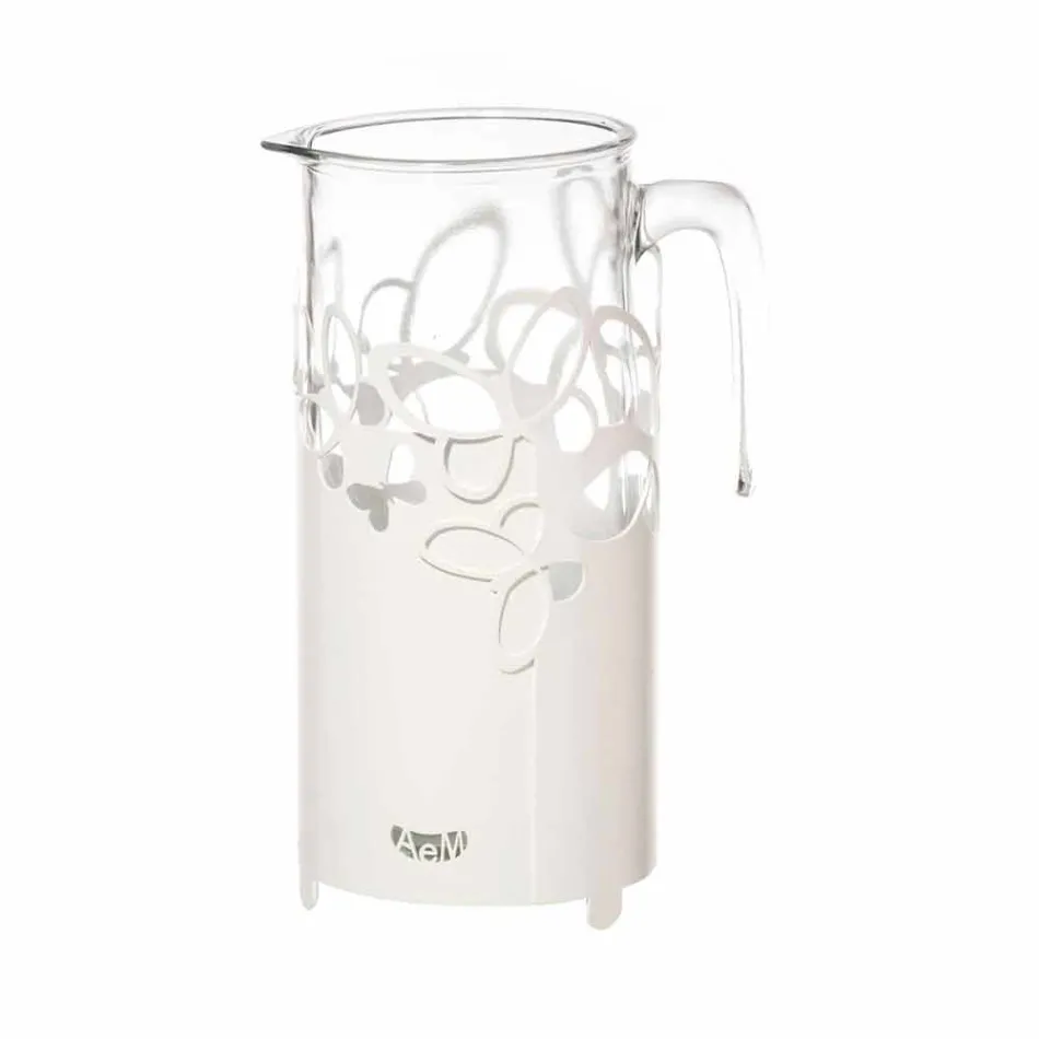 Moderner Flaschenhalter in Weiß, Beige oder Elfenbein Made in Italy - Leiden Viadurini