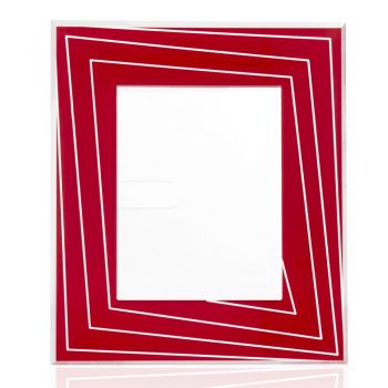 Bilderrahmen 18x24 cm Rahmen aus recycelbarem farbigem Plexiglas - Kant