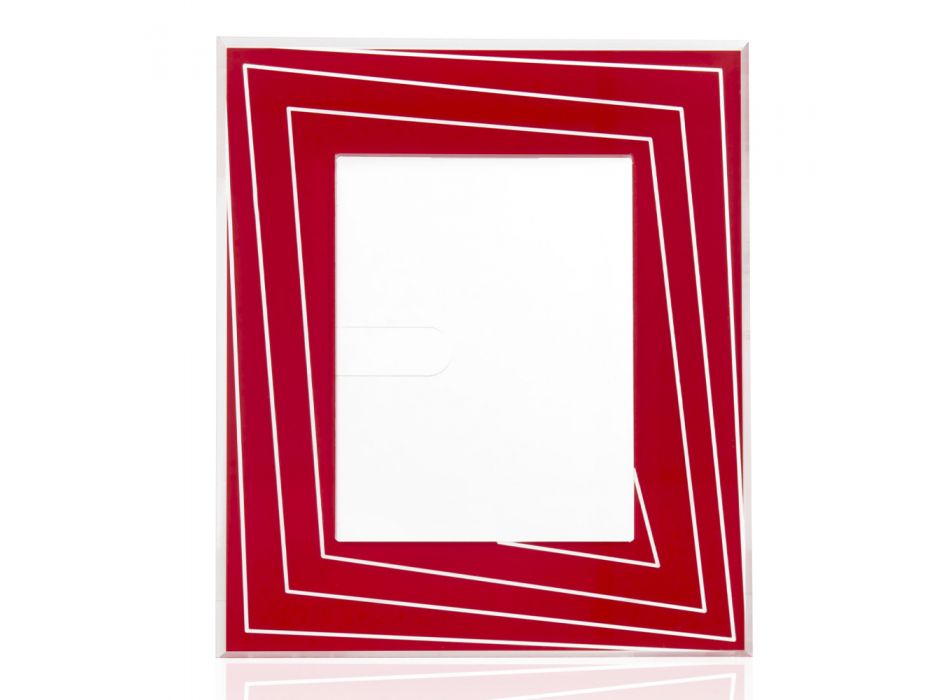 Bilderrahmen 18x24 cm Rahmen aus recycelbarem farbigem Plexiglas - Kant