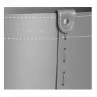 Zylindrischer Holzhalter aus regeneriertem Leder mit Tonda Firestyle Rädern Viadurini