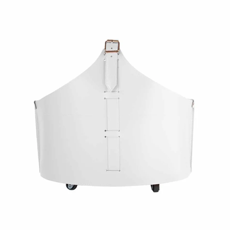 Portalegna von Interieur mit Rad in einem modernen recycelten Leder Fabia Viadurini