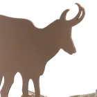 Brennholzhalter aus braunem Stahl Hergestellt in Italien mit Werkzeugen - Volturno Viadurini