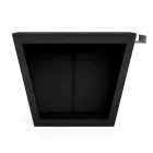 Innen- oder Außengestaltung Brennholzhalter mit Arbeitsplatte - Esplanade Viadurini