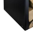 Moderner Holzständer aus lackiertem Stahl Made in Italy - Patrik Viadurini