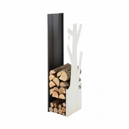 Brennholzhalter für Kamin Made in Italy Design PLVA-028 Viadurini