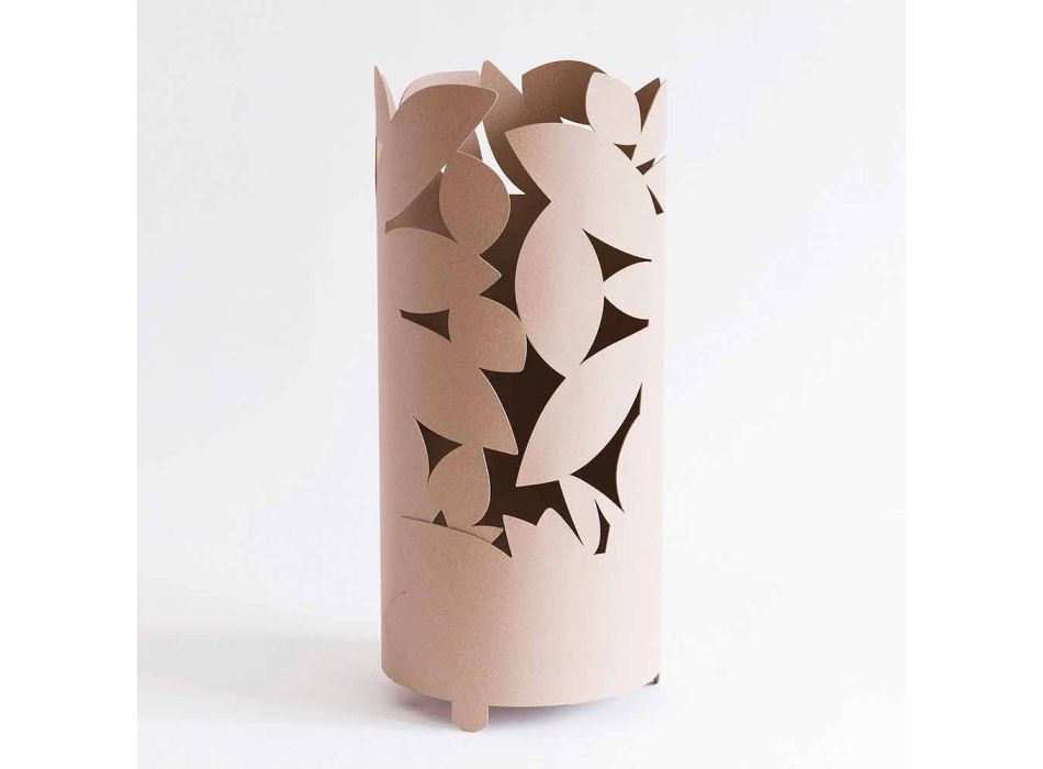 Design Schirmständer in Form von Eisenblättern Made in Italy - Piumotto Viadurini