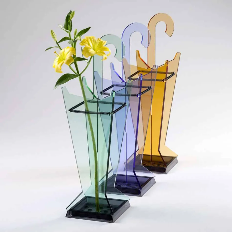 Modernes Design Schirmständer aus Methacrylat Colarato Made in Italy - Daddy Viadurini