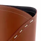 Moderner Schirmständer aus regeneriertem Katrina-Leder, hergestellt in Italien Viadurini