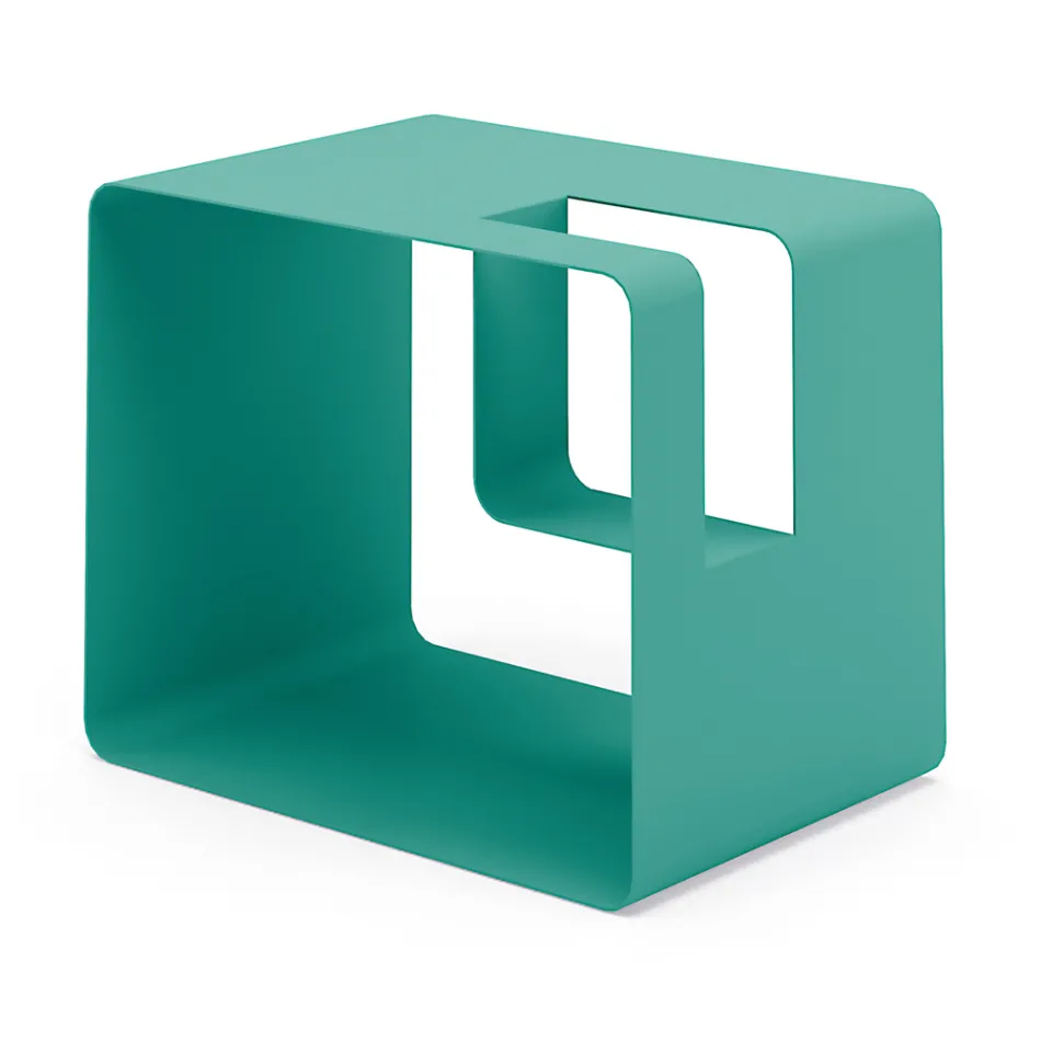 Hochwertiger farbiger Metallboden-Zeitungsständer Hergestellt in Italien - Imane Viadurini