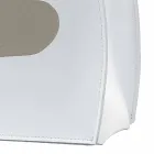 Design-Zeitschriftenständer aus Leder mit modernem Beatrice-Design Viadurini