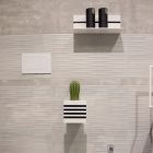 Badrollenhalter aus weißem Corian oder mit schwarzen Einsätzen Italienisches Design - Elono Viadurini