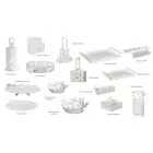 Moderner handgemachter Küchenrollenhalter aus Eisen, hergestellt in Italien - Leiden Viadurini