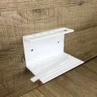 Zahnbürstenhalter für Badezimmer in weißer Corian Designqualität Made in Italy - Elono Viadurini