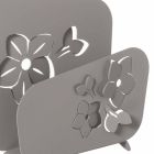 High Modern Floral Serviettenhalter in Eisenblau, Weiß oder Schlamm - Marken Viadurini