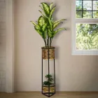 Runder runder Topflappen aus Eisen im modernen Design - Addie Viadurini