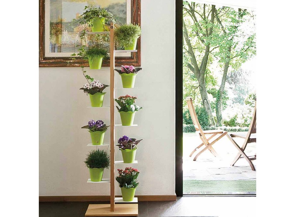 Zia Flora moderner vertikaler Blumentopfhalter aus Italien Viadurini