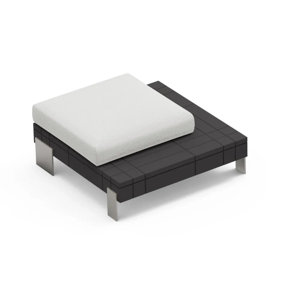 Wohnzimmer-Hocker aus Polyethylen in verschiedenen Farben - Orbis Viadurini