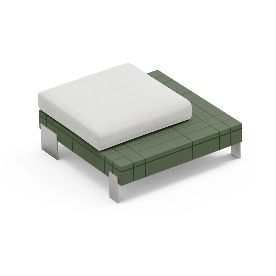 Wohnzimmer-Hocker aus Polyethylen in verschiedenen Farben - Orbis Viadurini