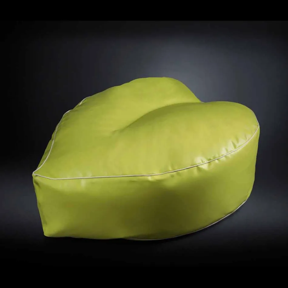 Design Ottomane in Kunstleder nautischen innen und außen Potus Viadurini