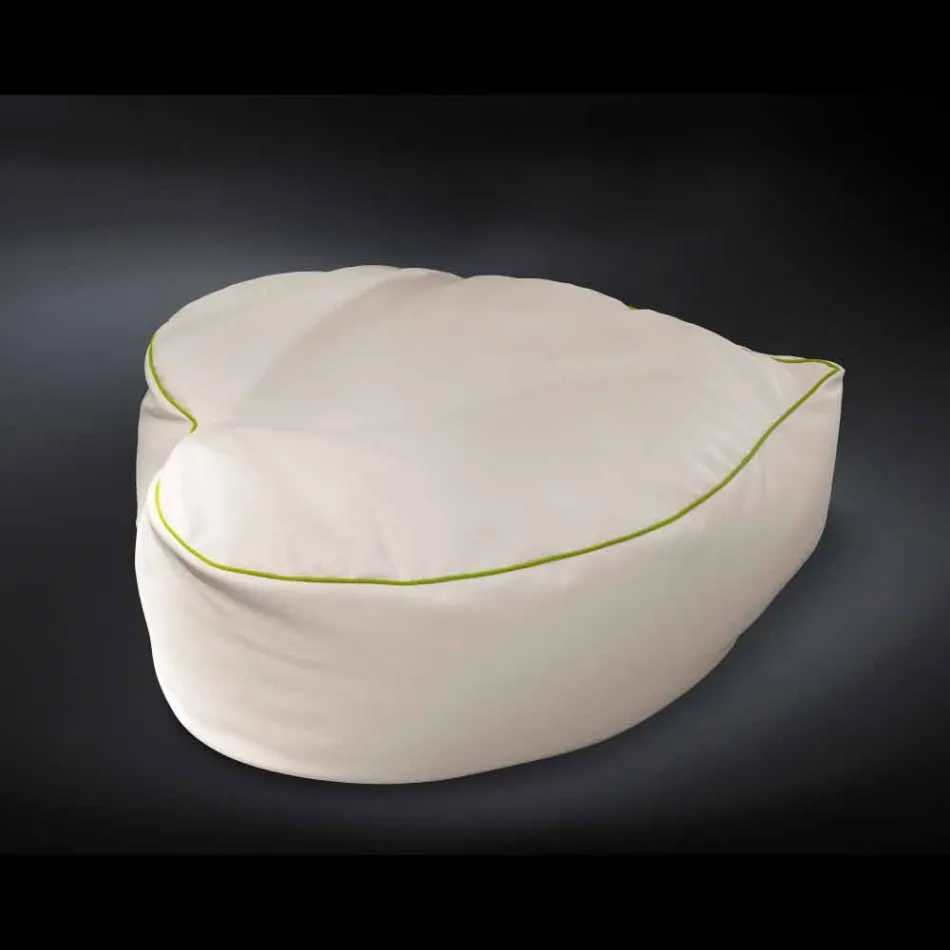 Design Ottomane in Kunstleder nautischen innen und außen Potus Viadurini