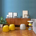 Farbiger weicher Sitzpuff aus Polyurethan Slide Gelee, hergestellt in Italien