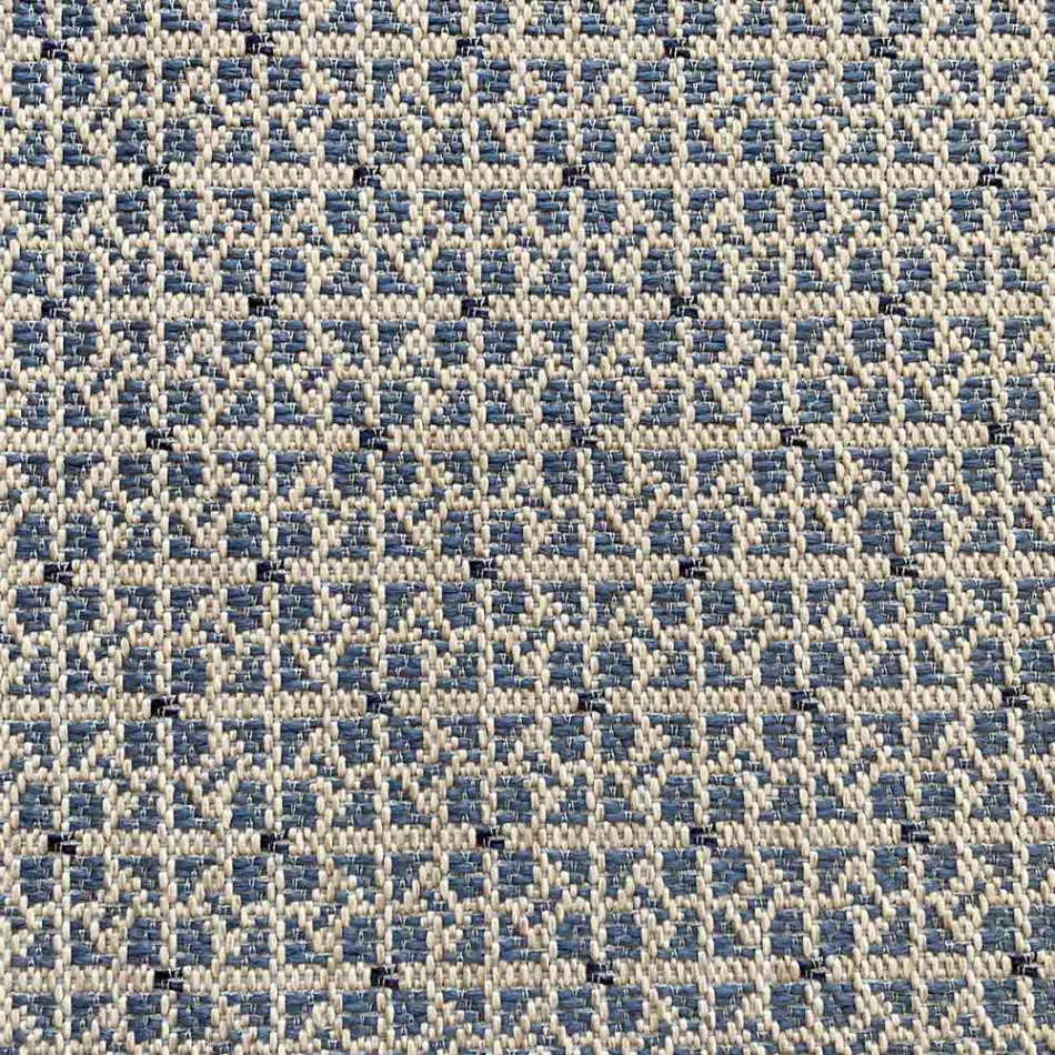 Weicher runder Pouf für das Wohnzimmer im Innen- oder Außenbereich aus farbigem Stoff – Naemi Viadurini