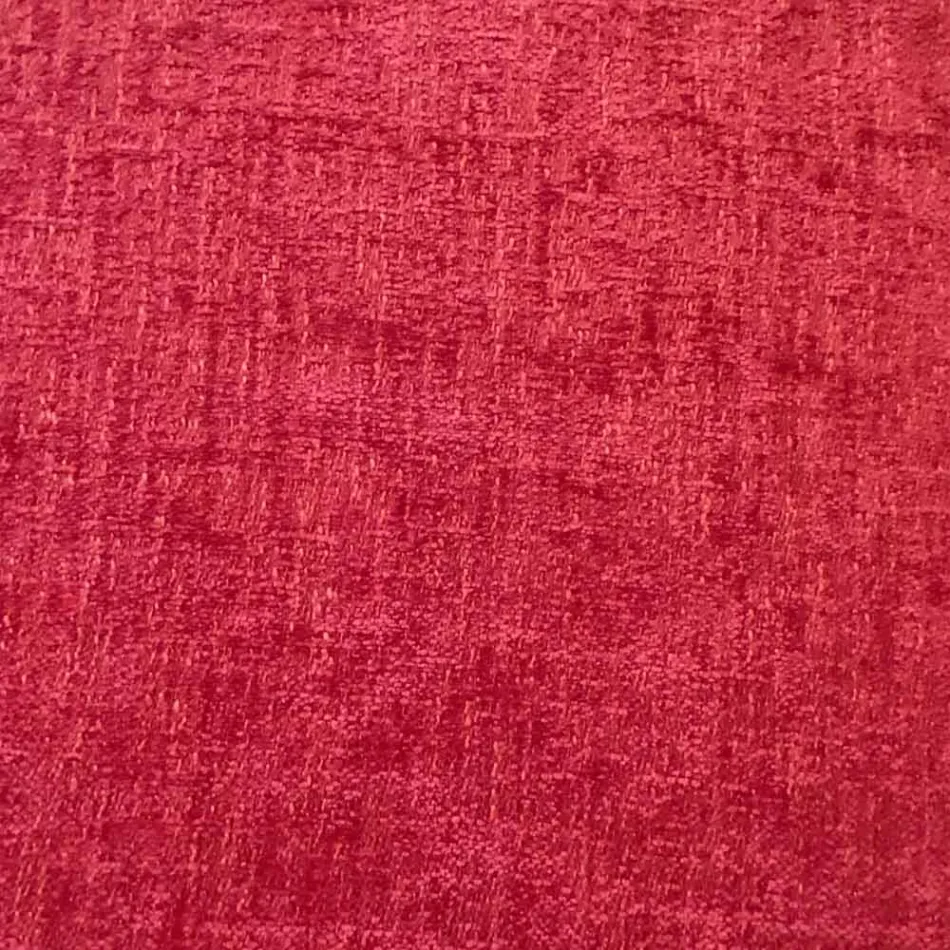 Runder osmanischer Pouf für das Wohnzimmer in farbigem Chenille, 3 Größen – Evelyne Viadurini