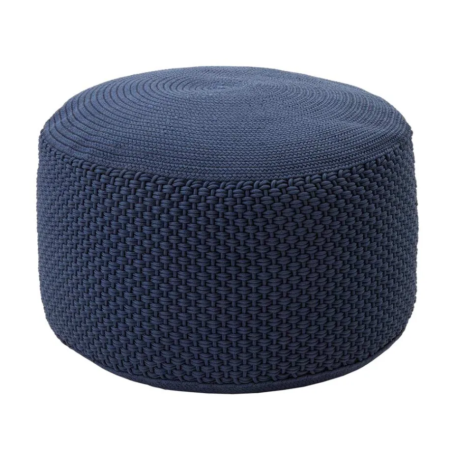 Runder Gartenhocker aus Polypropylen in 3 Farben, hergestellt in Italien – Francisco Viadurini