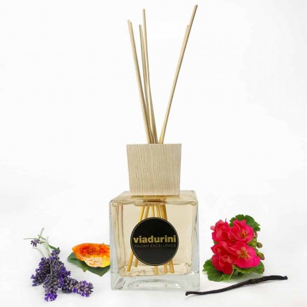 Amber Fragrance Home Lufterfrischer 500 ml mit Sticks - Romaeterna Viadurini