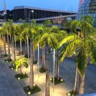 Runder Strahler mit LED Outdoor in Edelstahl - Dakota Viadurini