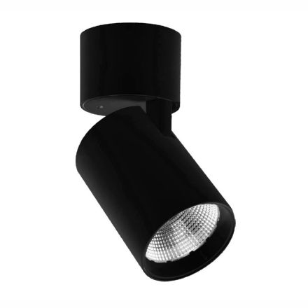 Verstellbare LED-Deckenleuchte aus weißem oder schwarzem Aluminium - Point Viadurini