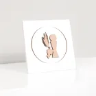 Kleines Bild mit dem lasergravierten Kommunionkelch, hergestellt in Italien – Philippe Viadurini