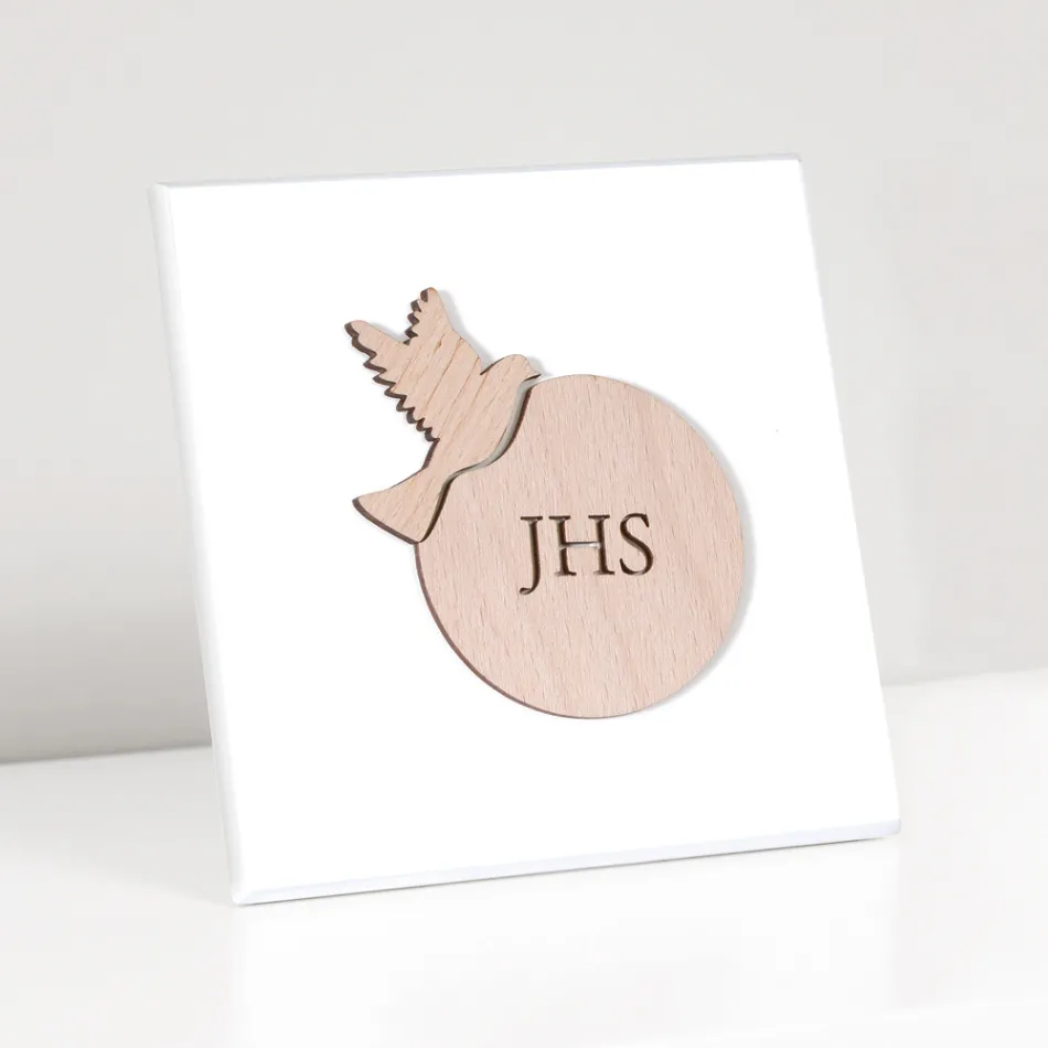 Lasergraviertes Bild mit der Darstellung des in Italien hergestellten Geständnisses – Jeremia Viadurini