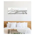 Malerei mit abstrakten Formen, hergestellt mit Laser, hergestellt in Italien – Grace Viadurini