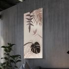 Gemälde mit tropischem Motiv, hergestellt mit Laser, hergestellt in Italien – Saeko Viadurini