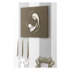 Lasergraviertes Bild der Madonna mit Kind, hergestellt in Italien – Bashira Viadurini