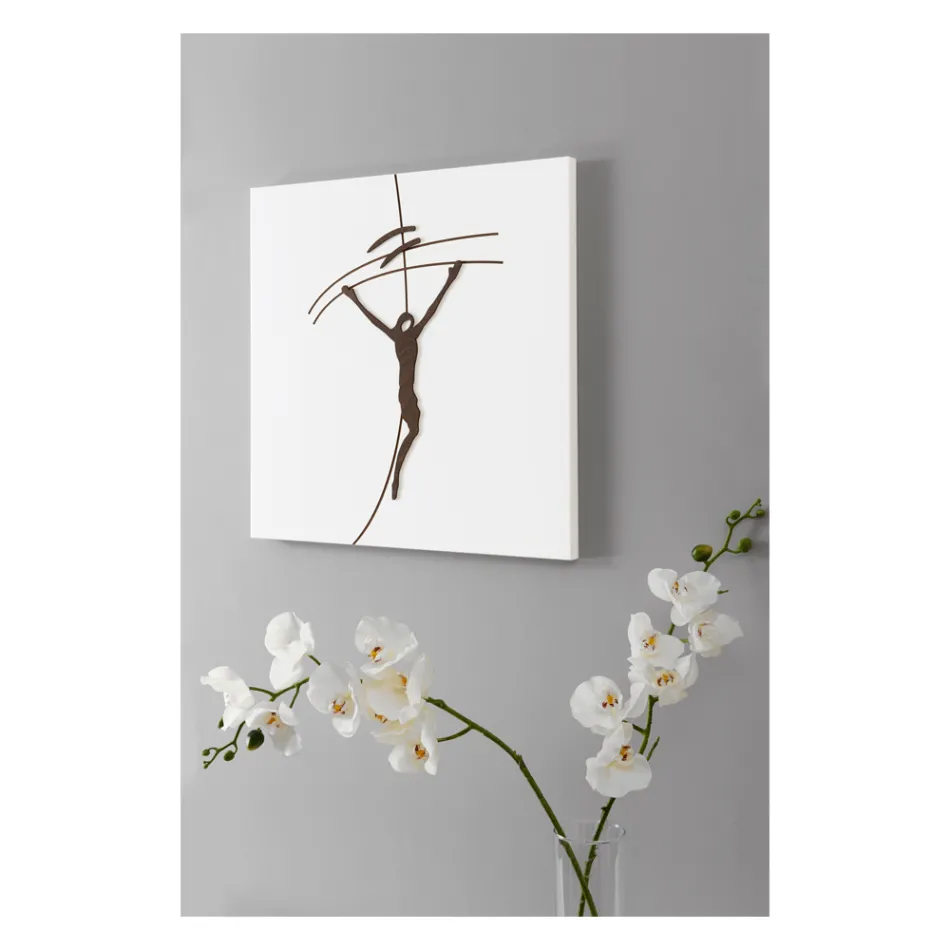 Lasergraviertes Bild mit der Darstellung des Messias, hergestellt in Italien – Ahmya Viadurini