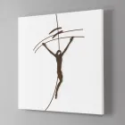 Lasergraviertes Bild mit der Darstellung des Messias, hergestellt in Italien – Ahmya Viadurini