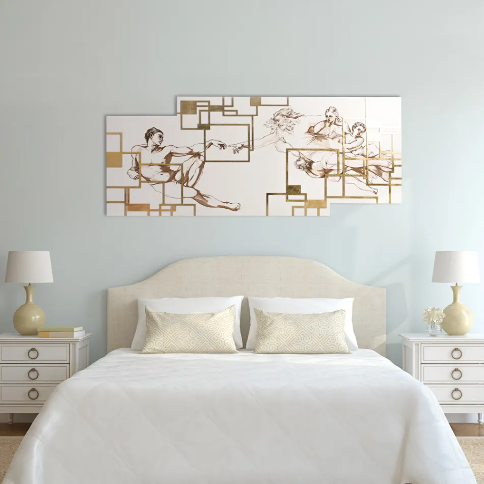 Mit Laser erstelltes Bild, das die Kreation „Made in Italy“ darstellt – Pirucchio Viadurini