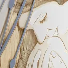 Rechteckiges, mit Laser gefertigtes Gemälde mit Göttin und Kind, hergestellt in Italien – Nagi Viadurini