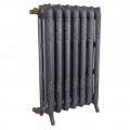 Vintage Radiator 7 Dekorierte Elemente aus Gusseisen vom Boden bis 1062 W - Barock